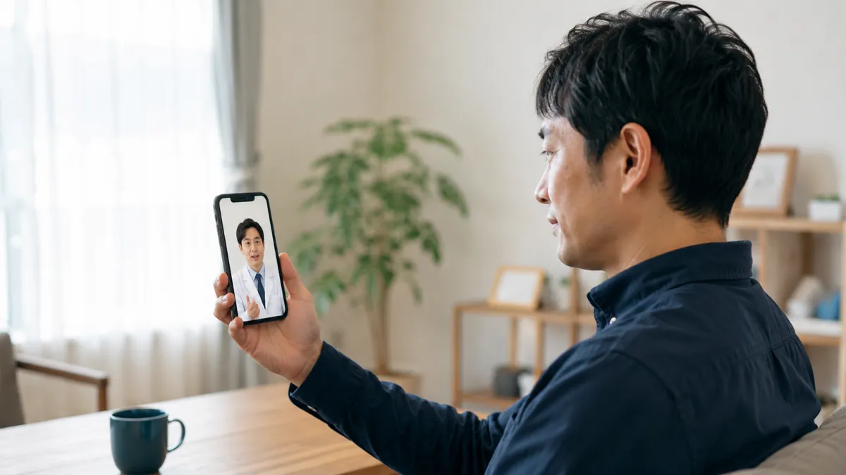 オンラインEDクリニックを比較する日本人男性