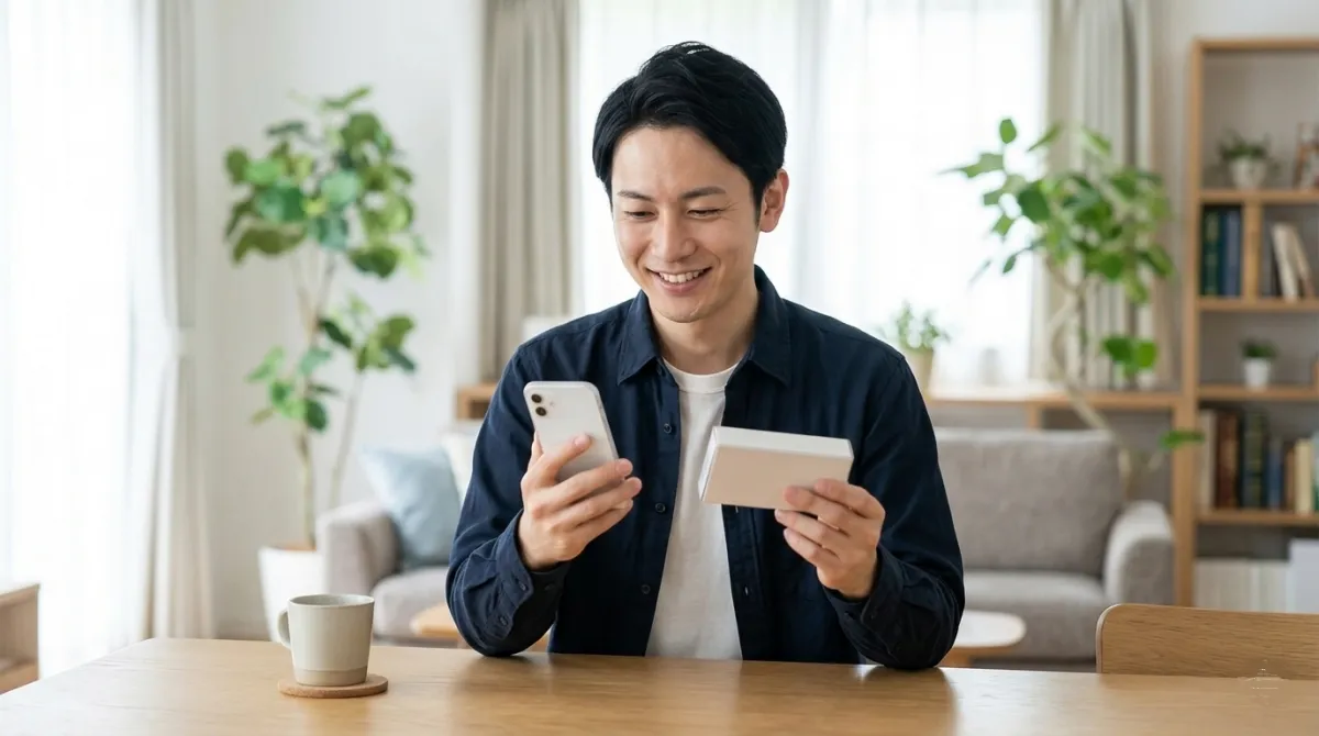バルデナフィルの処方を受けて安心する男性